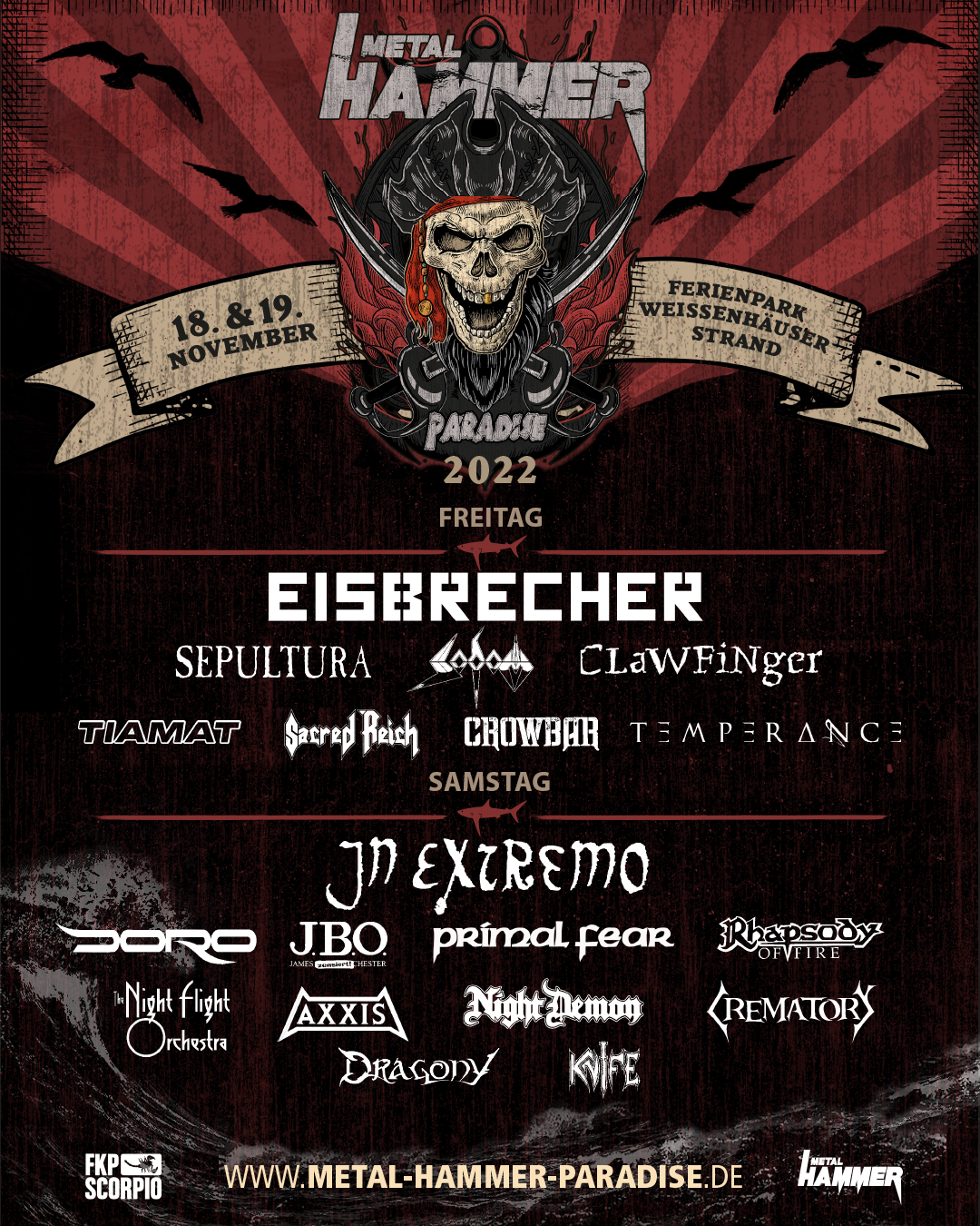 Metal Hammer Pardise 2022, 18.-19.11.2022 – Vorbericht