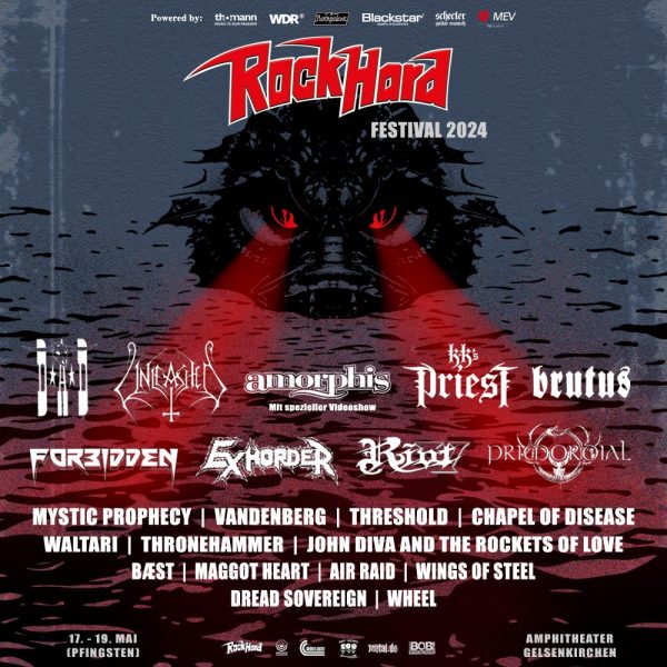 Rock Hard Festival, 17.-19.05.2024, Amphitheater Gelsenkirchen – Vorbericht