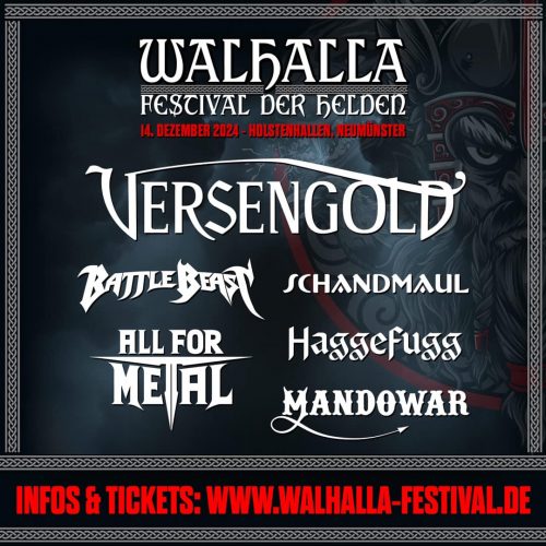 Walhalla - Festival der Helden, 14.12.2024, Neumünster - Vorbericht