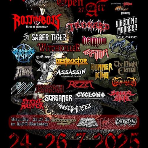 Headbangers Open Air, 24.-26.07.25, Brande-Hörnerkirchen - Vorbericht